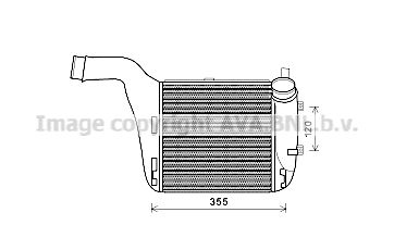 AVA QUALITY COOLING Kompressoriõhu radiaator AI4316